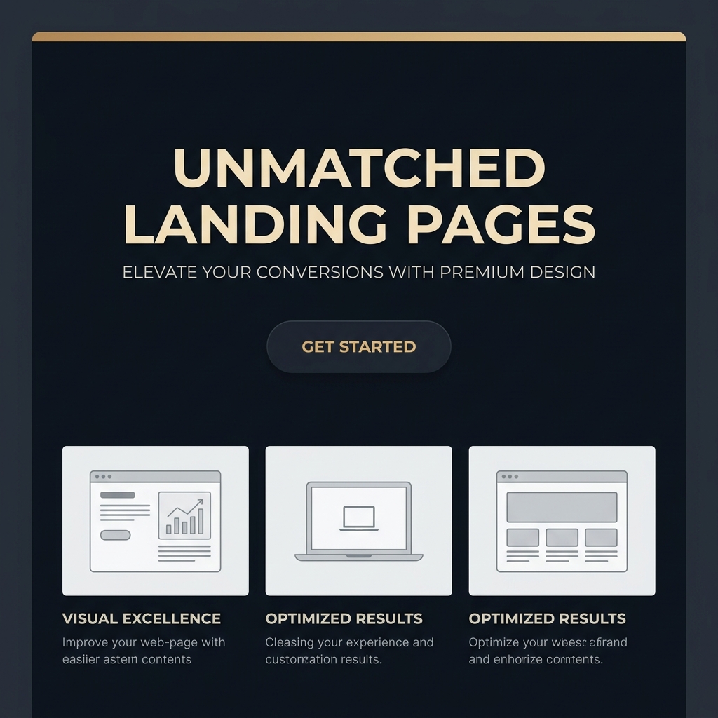 Landing de validación premium